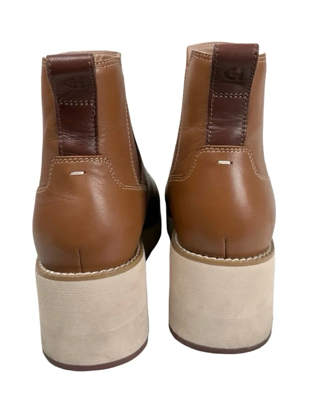 Cole Haan Zerogrand City Wedge Boot Waterproof Brown Leather Women’s Size 7B